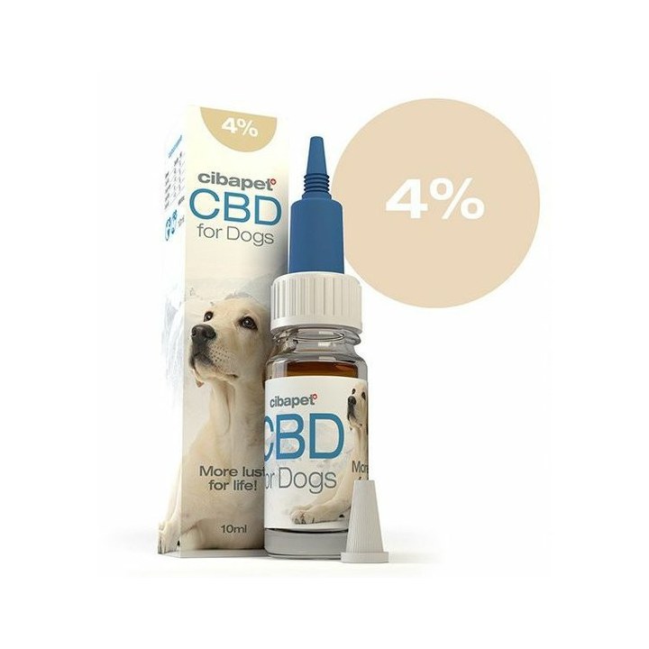 Cibapet 4% CBD Oil for Dogs, 400 mg, 10 ml