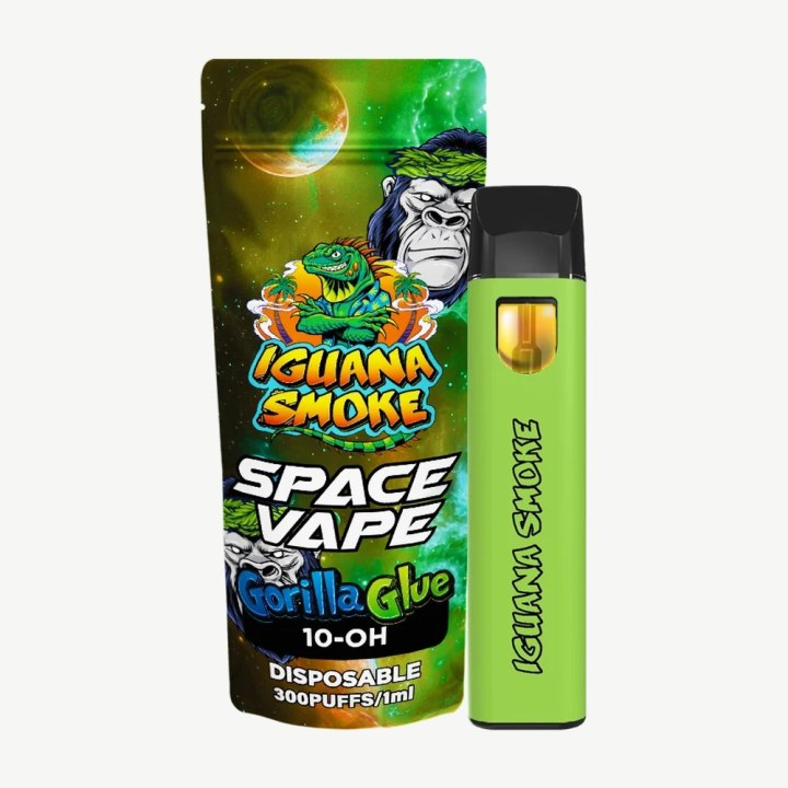 Iguana Smoke Space Vape 10-OH-HHC 90% 1 ml - Gorilla Glue