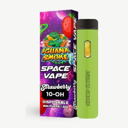 Iguana Smoke 10-OH-HHC Wegwerpvape 2 ml - Strawberry