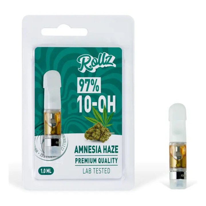 Rollz 10-OH-HHC Live Resin Cartridge 1 ml 97% - Amnesia Haze