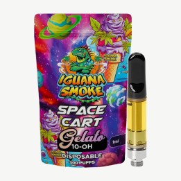 Iguana Smoke 10-OH-HHC 90% Replacement Cartridge 1 ml - Gelato
