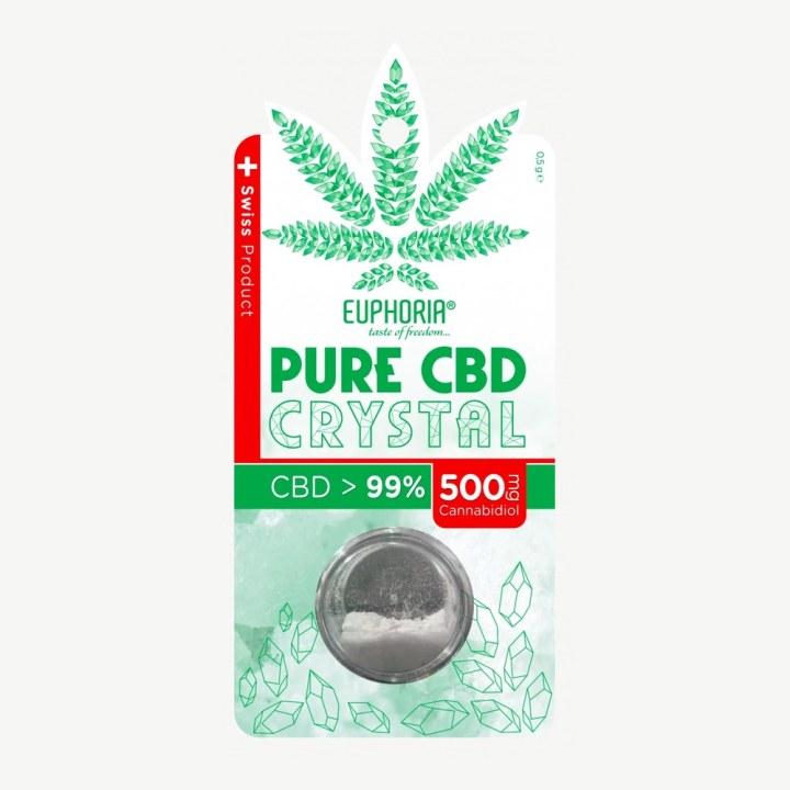 Euphoria Pure CBD Crystal 99% (500 mg) 0.5 g