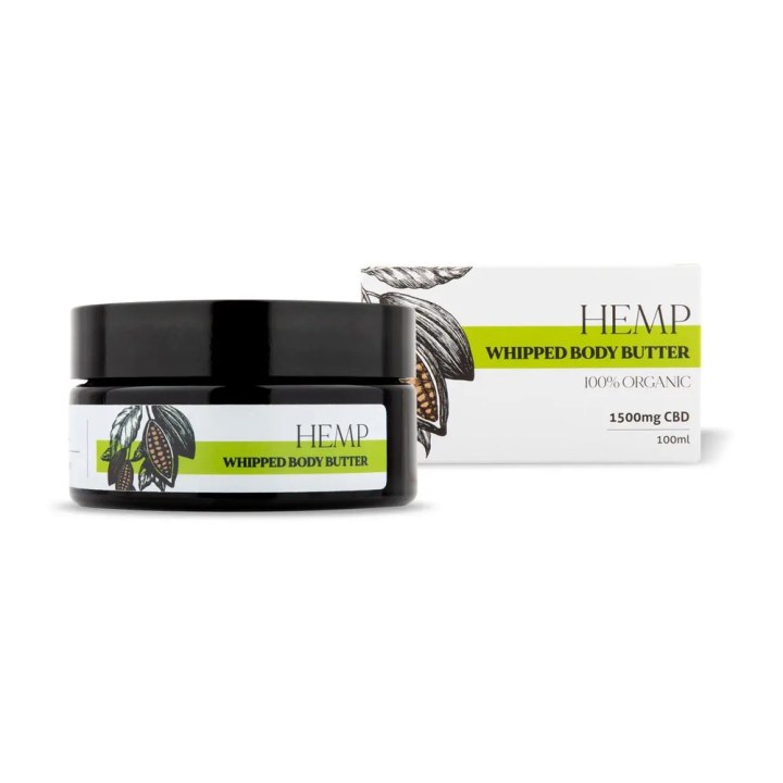 Endoca opgeklopte bodybutter 1500 mg CBD 100 ml