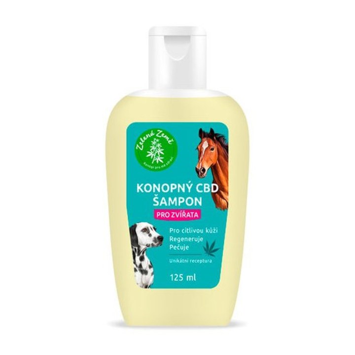 Zelená Země CBD-shampoo voor dieren 125 ml