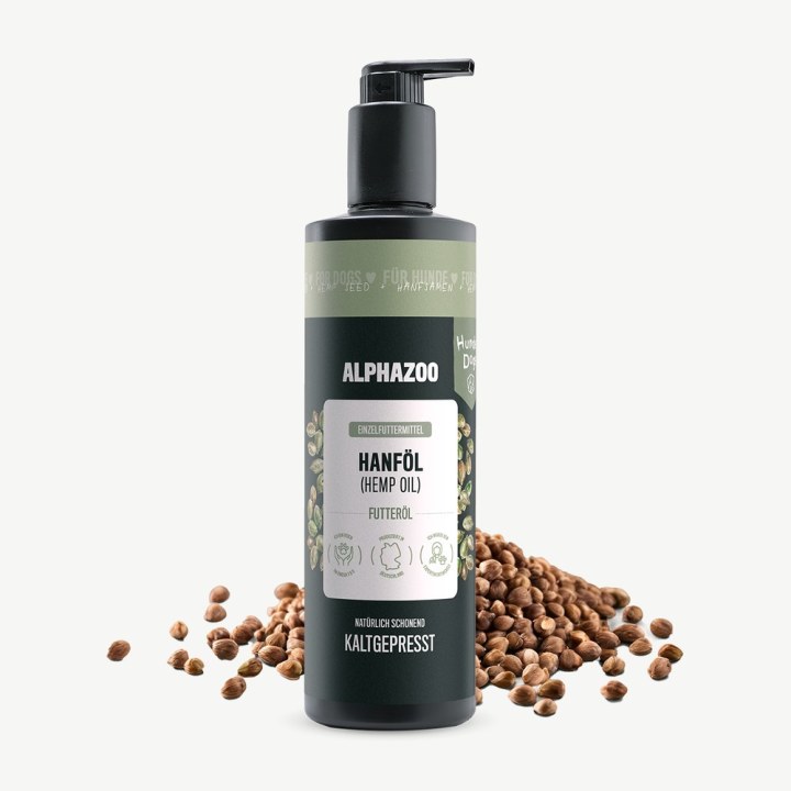 ALPHAZOO hennepolie voor honden 500 ml