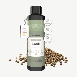 ALPHAZOO hennepolie voor katten 250 ml
