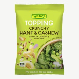 Rapunzel knapperige hennep- & cashewtopping 100 g