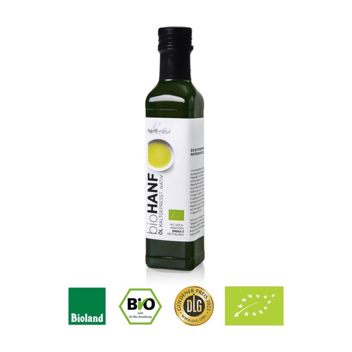 Hanf & Natur biologische hennepzaadolie 250 ml